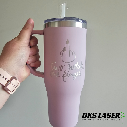 Snarky Sayings- 40 oz Handled Tumbler