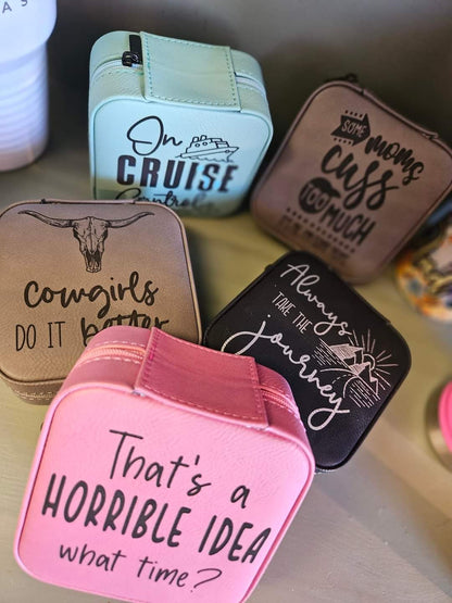 Travel Themed Jewelry Boxes