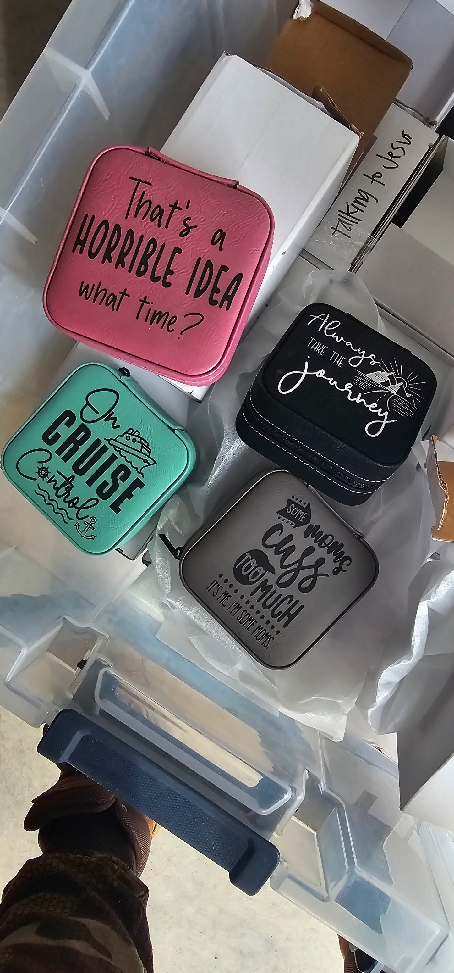 Travel Themed Jewelry Boxes
