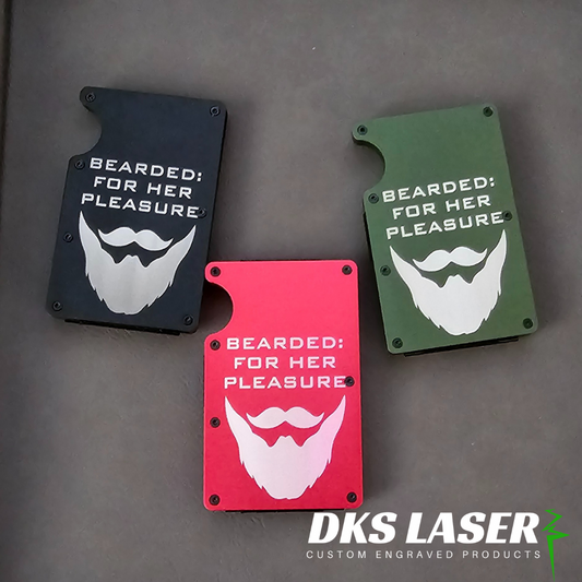 Beard Funny Metal Wallets