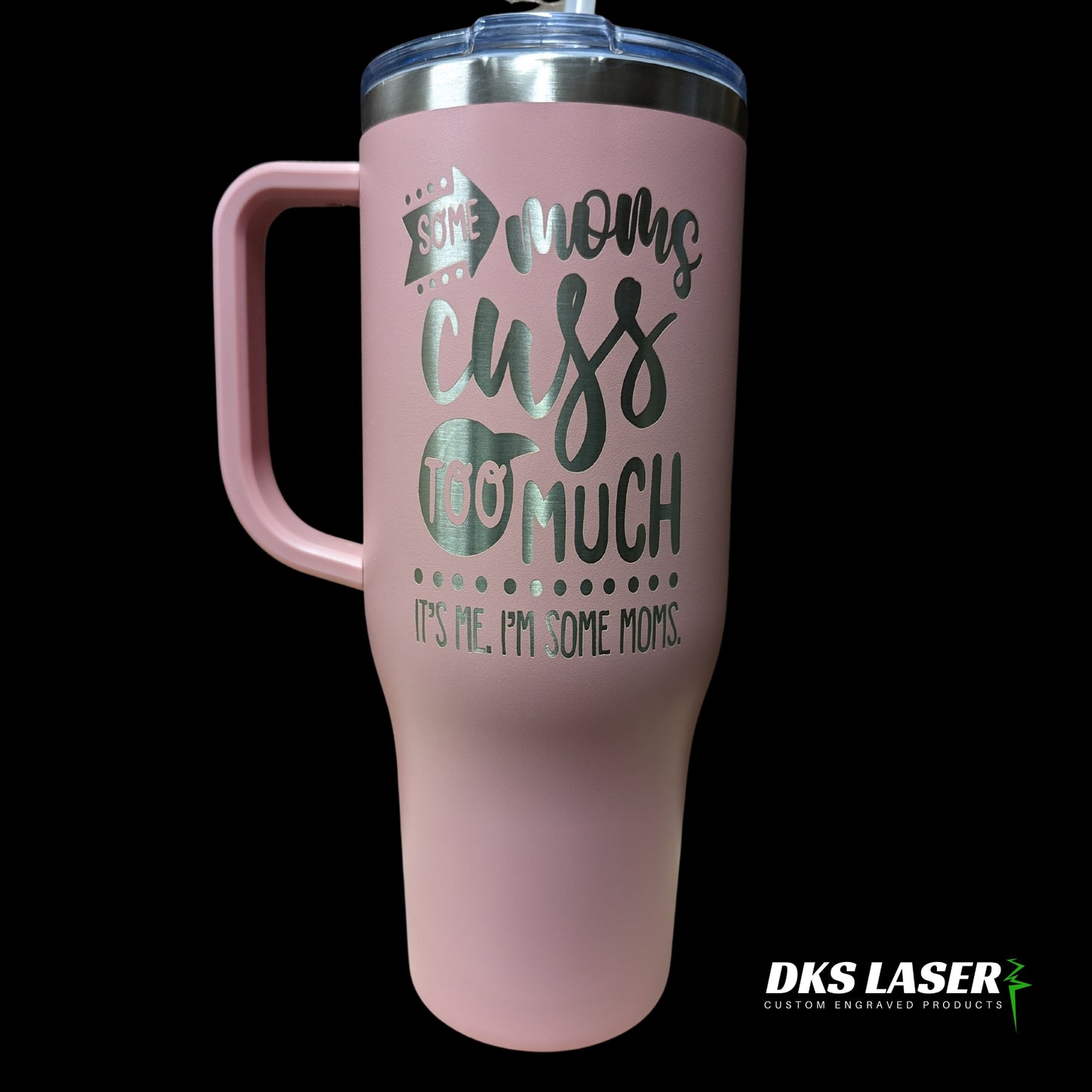 Funny Sayings- 40 oz Handled Tumbler