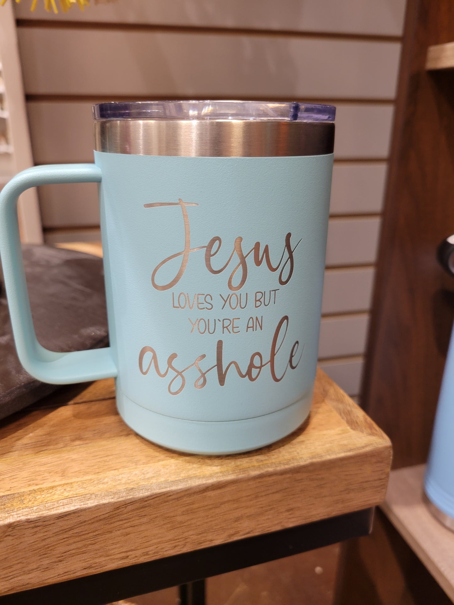 Jesus Loves You But -Travel Mug Tumbler
