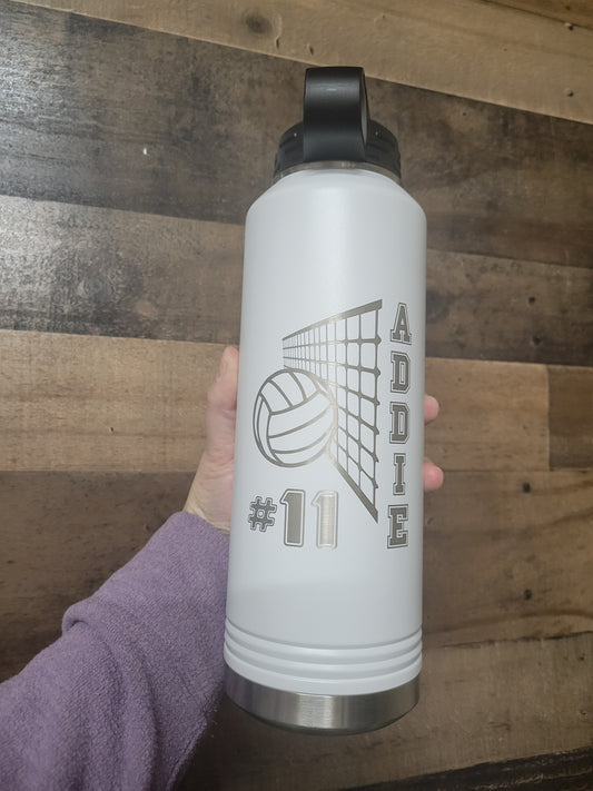 Volleyball 32 oz Water Bottle