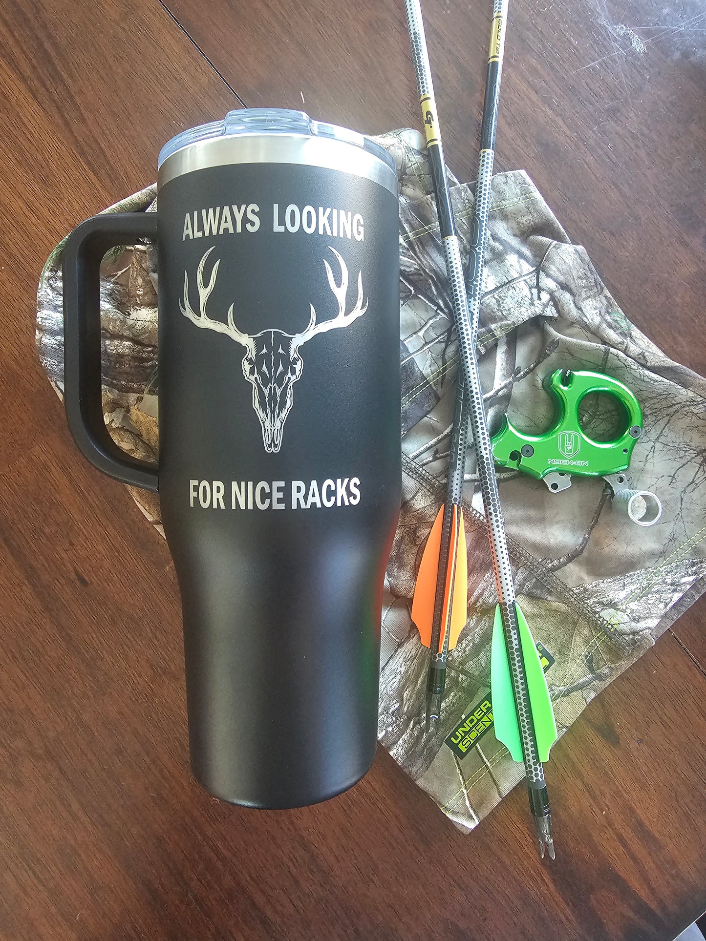 Manly Man- 40 oz Handled Tumbler