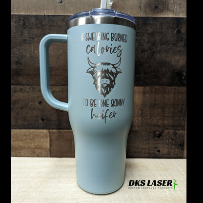 Farm Life- 40 oz Handled Tumbler