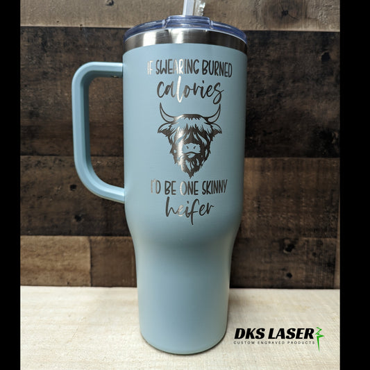 Farm Life- 40 oz Handled Tumbler