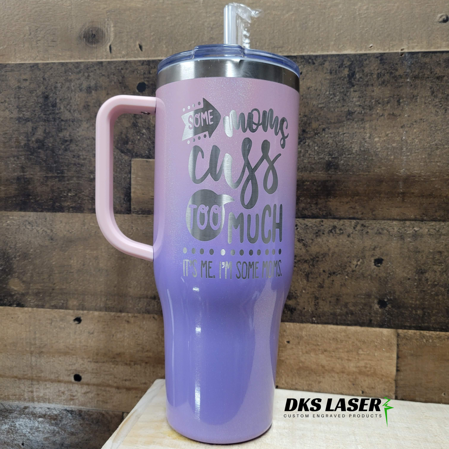 Funny Sayings- 40 oz Handled Tumbler