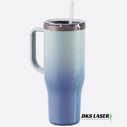 Inspirational- 40 oz Handled Tumbler