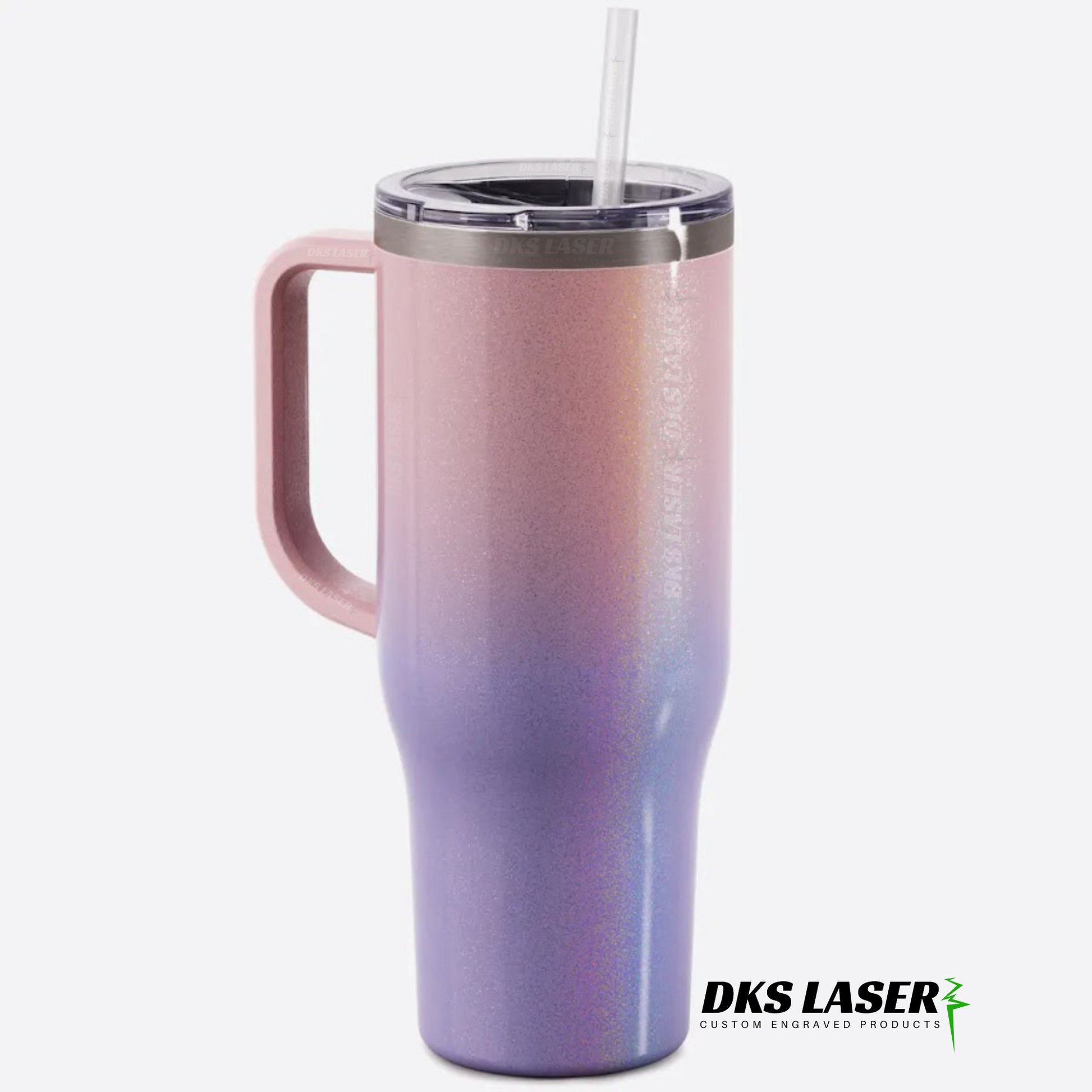 Handle Insulated Cup- True Purple (40oz)