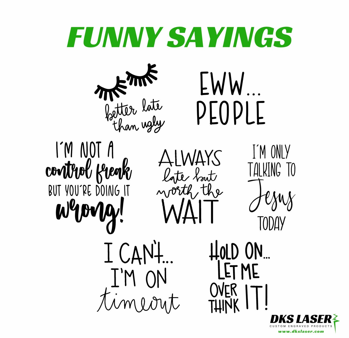 Funny Sayings- 40 oz Handled Tumbler