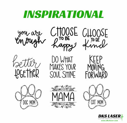 Inspirational- 40 oz Handled Tumbler